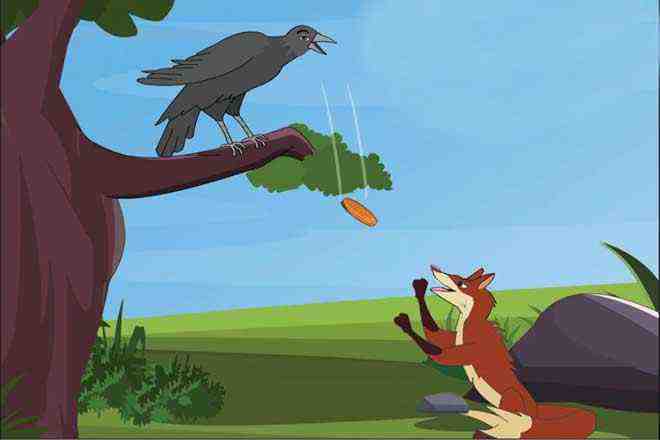 Hindi story Clever fox