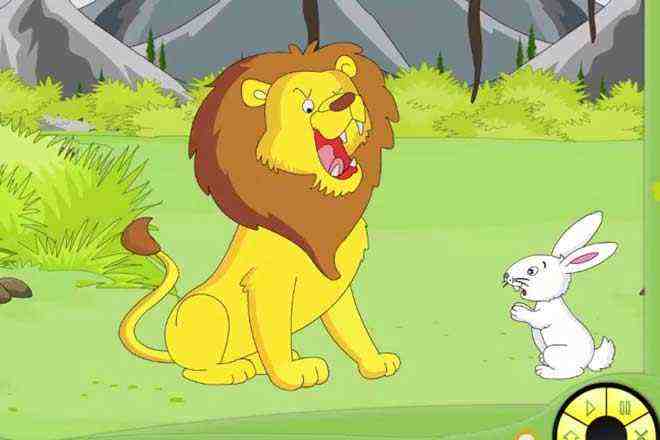 Hindi Kids Story Stupid Lion