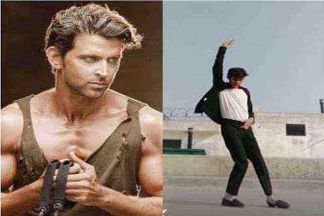 tik tok user dance and air walk video hrithik roshan