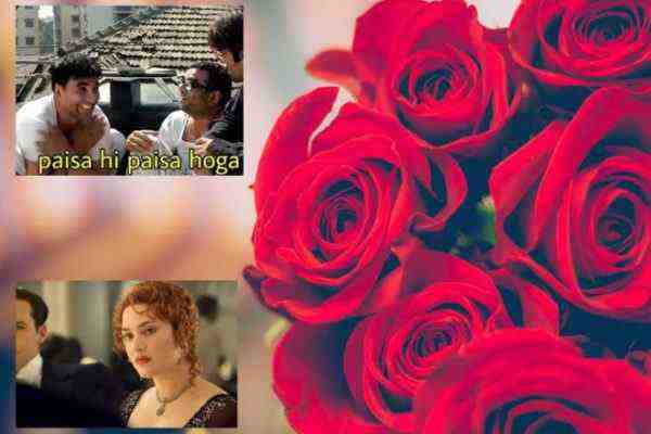 Valentine week Happy Rose Day Memes on social media