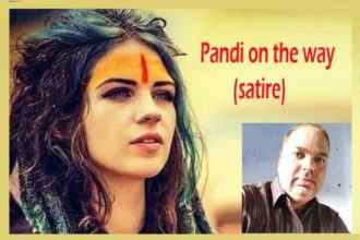 Pandi on the way satire