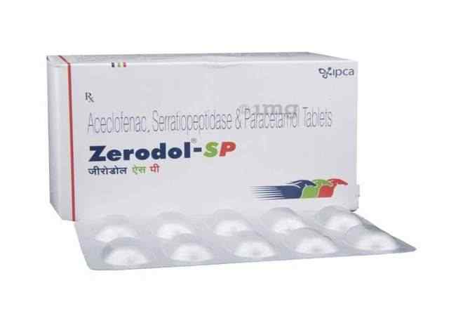 Zerodol एसप Zerodol Sp Tablet ज र ड ल एसप