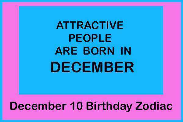 December 10 Zodiac Sign