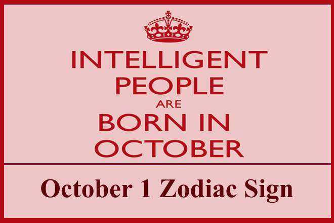 October 1 Zodiac Sign