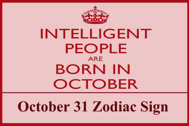October 31 Zodiac Sign