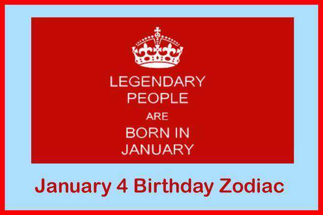 January 4 Zodiac Sign