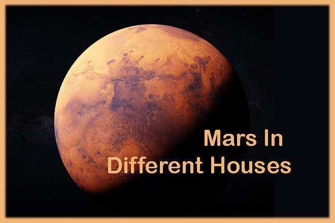 Mars In Different Houses