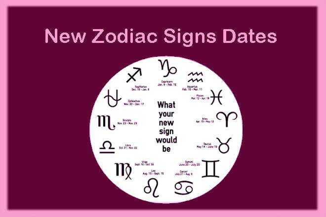 New Zodiac Signs Dates