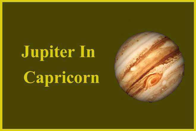 Jupiter In Capricorn