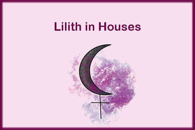 Lilith in Houses, Black Moon Lilith in Houses, Black Moon in Houses, Lilith in Houses Astrology, What House Is My Lilith in, Lilith in the Houses of the Natal Chart