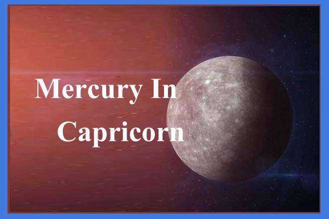Mercury In Capricorn