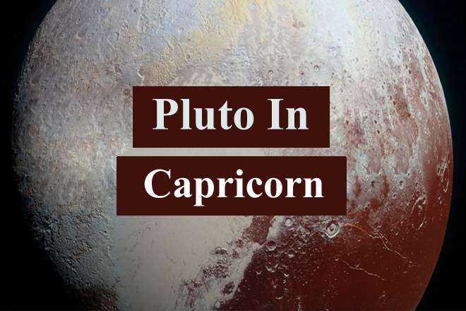 Pluto In Capricorn