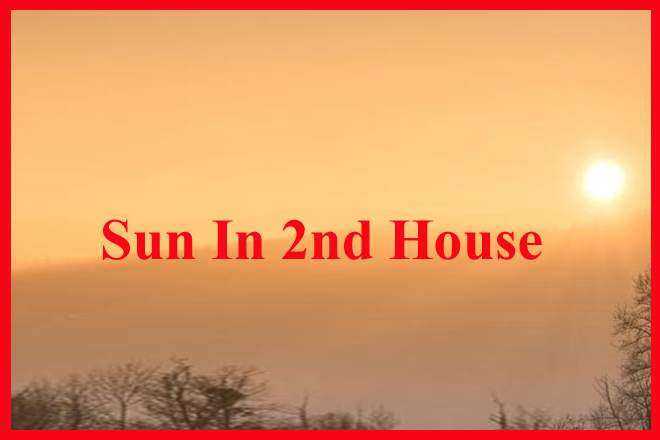 Sun In 2nd House