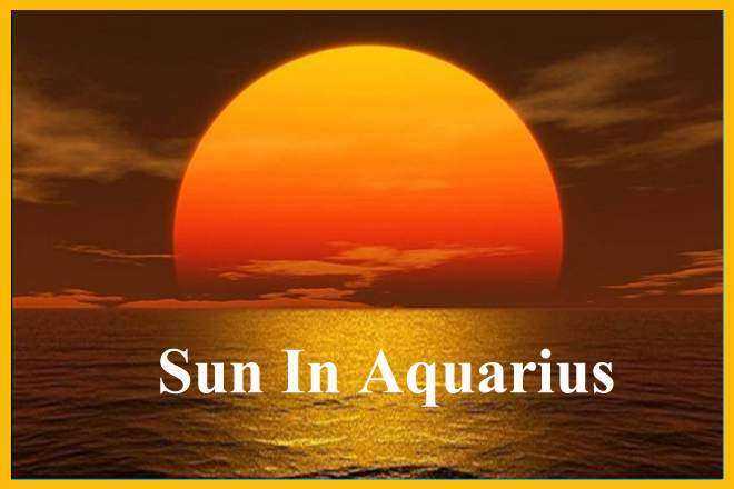 Sun In Aquarius