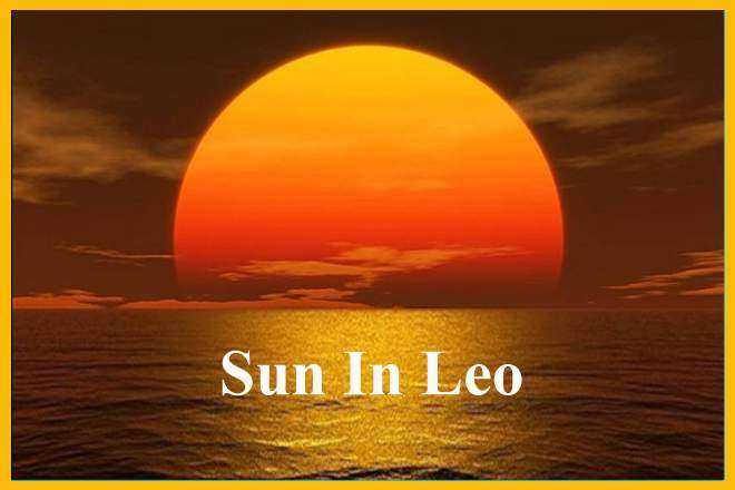 Sun In Leo