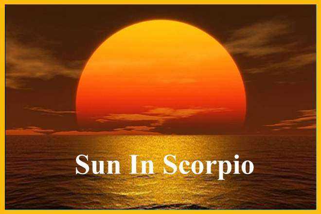 Sun In Scorpio