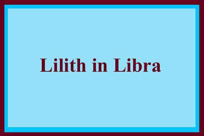 Lilith-in-Libra