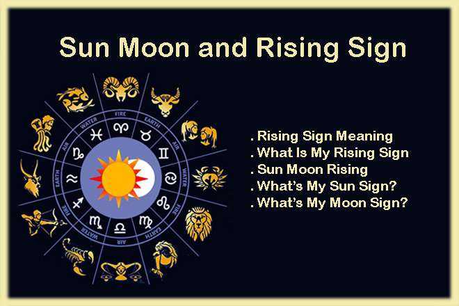 Sun Moon and Rising Sign