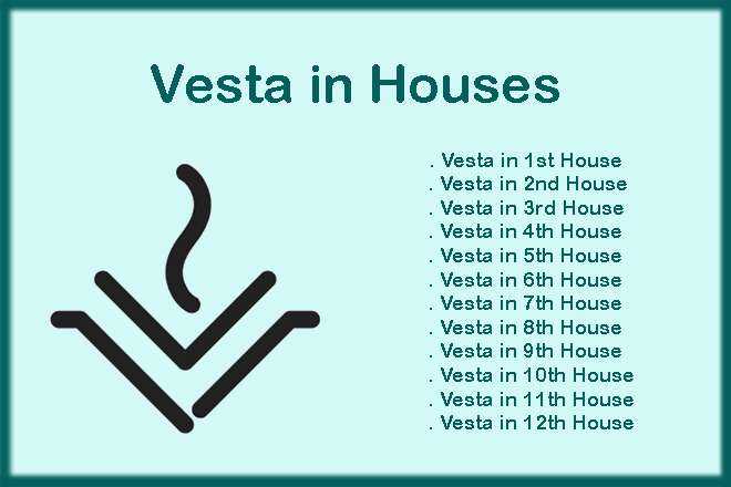 Vesta in Houses