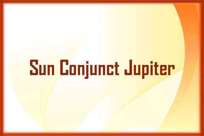 Sun Conjunct Jupiter