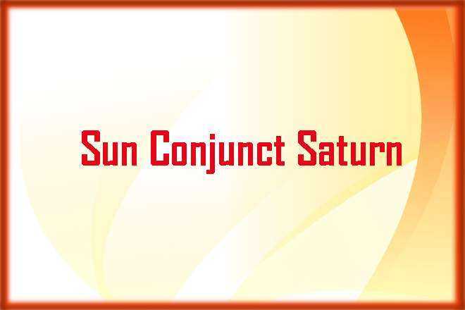 Sun Conjunct Saturn